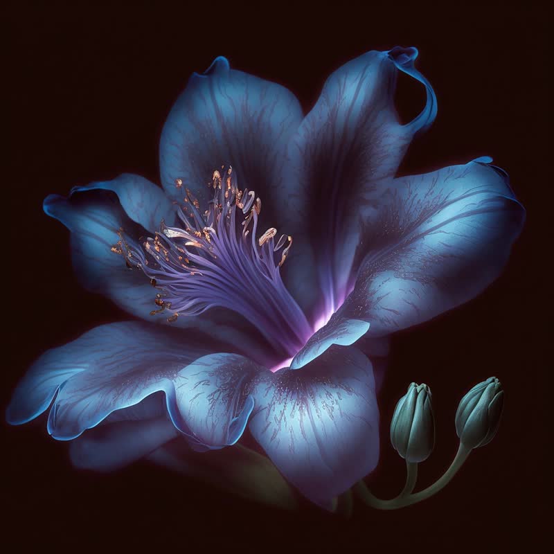 Plant Vision UV pollinator-spectrum lily